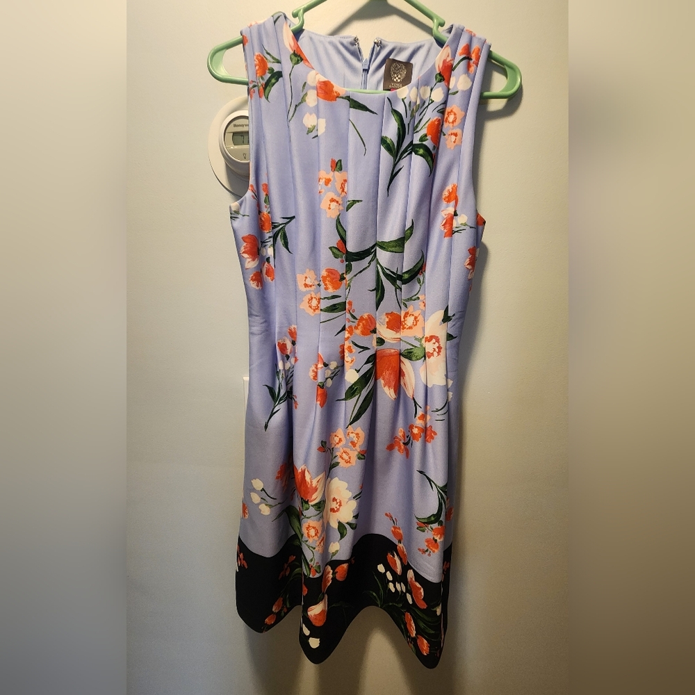 Vince Camuto Scuba Floral Dress